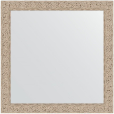 Зеркало настенное Evoform Definite 64х64 BY 0781 в багетной раме Беленый дуб 57 мм