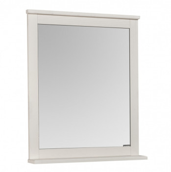 Зеркало Aquaton Леон 65 дуб белый (1A187102LBPS0), белый, настенное