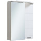 Зеркальный шкаф в ванную Runo Кипарис 50 R 00000000800 с подсветкой белый  (00000000800)