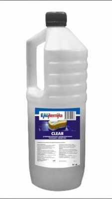 Ekokemika Clear универсальное нейтральное средство для мойки различных поверхностей в помещениях, 1 л