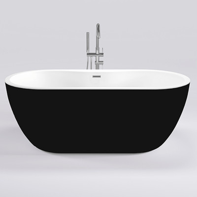 Акриловая ванна Black&White Black Swanl 180x75 111sbb овальная