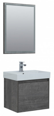 Мебель для ванной Aquanet Nova Lite 60 дуб рошелье (1 ящик) напольная/подвесная (00242923)