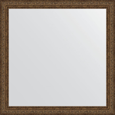 Зеркало настенное Evoform Definite 74х74 BY 3233 в багетной раме Виньетка состаренная бронза 56 мм