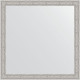 Зеркало настенное Evoform Definite 61х61 BY 3134 в багетной раме Волна алюминий 46 мм  (BY 3134)