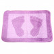 Коврик для ванной Primanova Paty Foot 60х40 см полипропилен фиолетовый (D-12989)  (D-12989)