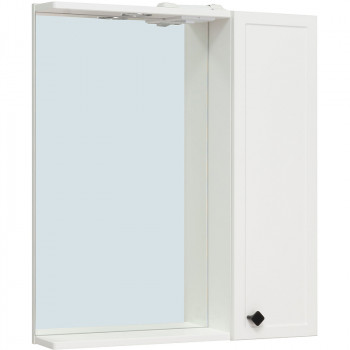 Зеркало со шкафчиком Runo Римини 65 00-00001256 с подсветкой белое