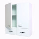 Шкаф в ванную Onika Кредо 60 подвесной, белый, с ящиками (306004)  (306004)