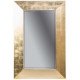 Зеркало в ванную ArmadiArt Chelsea 554 80х120 см с подсветкой, золото  (554)