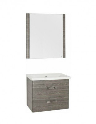 Комплект мебели для ванной Style Line Лотос 70 Plus подвесной шелк зебрано