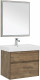 Мебель для ванной Aquanet Nova Lite 75 дуб рустикальный (2 ящика) напольная/подвесная (00254218)  (00254218)