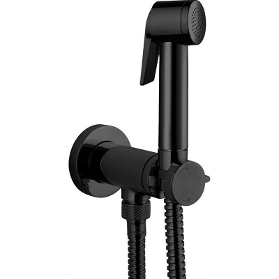 Гигиенический душ со смесителем Bossini E37015B.073 черный матовый без смесителя