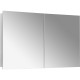Зеркальный шкаф в ванную Aquaton Лондри 120 1A267402LH010 белый глянцевый  (1A267402LH010)