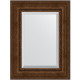 Зеркало настенное Evoform Exclusive 82х62 BY 3403 с фацетом в багетной раме Состаренная бронза с орнаментом 120 мм  (BY 3403)