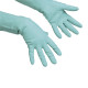 Резиновые перчатки многоцелевые S, зелёные Зелёный (100755)