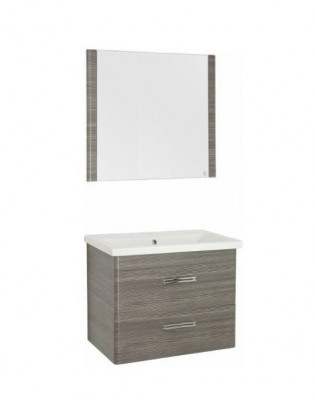 Комплект мебели для ванной Style Line Лотос 80 Plus подвесной шелк зебрано