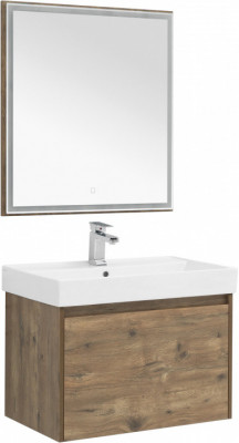 Мебель для ванной Aquanet Nova Lite 75 дуб рустикальный (1 ящик) напольная/подвесная (00254217)