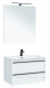 Комплект мебели для ванной Aquanet Lino 80 белый матовый (00271955)  (00271955)