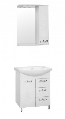 Комплект мебели для ванной Style Line Венеция 65 белый