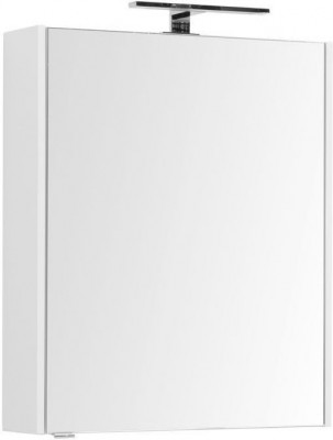 Зеркало-шкаф Aquanet Палермо 60 белый подвесное прямоугольное (00203939)
