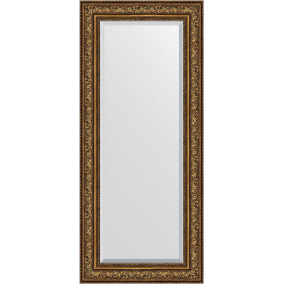 Зеркало настенное Evoform Exclusive 150х65 BY 3557 с фацетом в багетной раме Виньетка состаренная бронза 109 мм