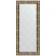 Зеркало настенное Evoform ExclusiveG 123х53 BY 4050 с гравировкой в багетной раме Серебряный бамбук 73 мм  (BY 4050)
