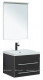 Комплект мебели для ванной Aquanet Верона 58 черный матовый (00287636)  (00287636)