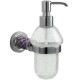 Дозатор жидкого мыла Boheme Murano 10912-V-CR хром фиолетовый настенный  (10912-V-CR)