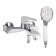 GFmark 5210 / 5270 смеситель для ванны с душем, хром/белый короткий излив (5210)