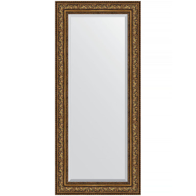 Зеркало настенное Evoform Exclusive 160х70 BY 3583 с фацетом в багетной раме Виньетка состаренная бронза 109 мм