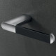 Настенный держатель туалетной бумаги Inda Mito L A2025ANC хром черный матовый  (A2025ANC)