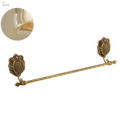 Migliore Cleopatra 16697 настенный полотенцедержатель, 50 см, золото