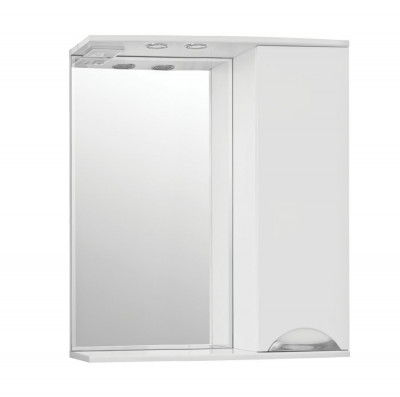 Зеркало-шкаф для ванной Style Line Жасмин 70/С белый (ЛС-00000042)