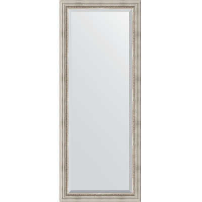 Зеркало напольное Evoform Exclusive Floor 201х81 BY 6118 с фацетом в багетной раме Римское серебро 88 мм