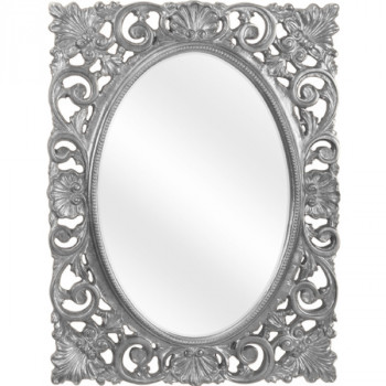Зеркало для ванной подвесное Migliore CDB 73 30628 серебро округлое