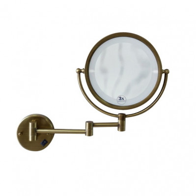 Boheme Medici 501 косметическое зеркало, оптическое, настенное, бронза