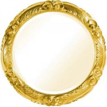 Зеркало для ванной подвесное Migliore CDB 75 30584 золото округлое
