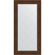 Зеркало настенное Evoform ExclusiveG 164х82 BY 4300 с гравировкой в багетной раме Состаренная бронза с орнаментом 120 мм  (BY 4300)