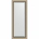 Зеркало настенное Evoform Exclusive 133х53 BY 1152 с фацетом в багетной раме Состаренное серебро с плетением 70 мм  (BY 1152)