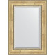 Зеркало настенное Evoform Exclusive 120х72 BY 3454 с фацетом в багетной раме Состаренное серебро с орнаментом 120 мм  (BY 3454)