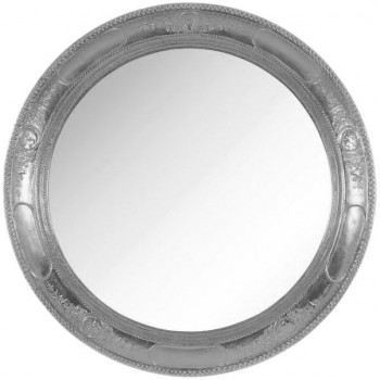 Зеркало для ванной подвесное Migliore CDB 85 26531 серебро округлое