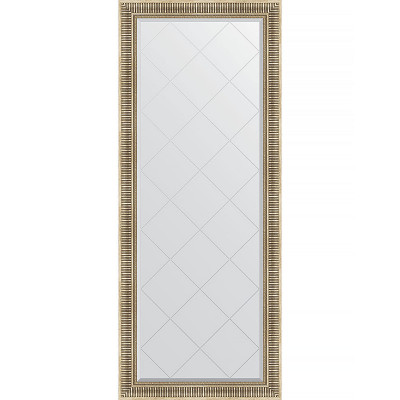 Зеркало напольное Evoform ExclusiveG Floor 202х82 BY 6321 с гравировкой в багетной раме Серебряный акведук 93 мм