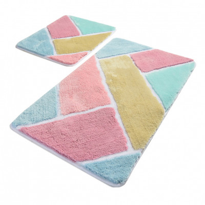 Набор ковриков для ванной Primanova Colors 50х80/40х50 см акрил (DR-63007)