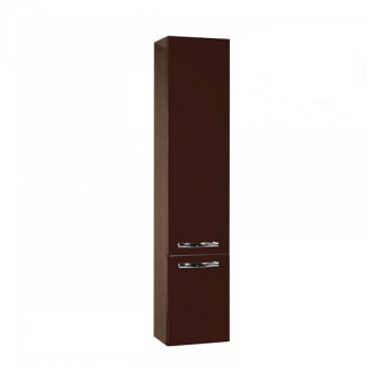 Шкаф - колонна Aquaton Ария М подвесная темно-коричневая (1A124403AA430), для ванной