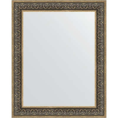 Зеркало настенное Evoform Definite 103х83 BY 3288 в багетной раме Вензель серебряный 101 мм