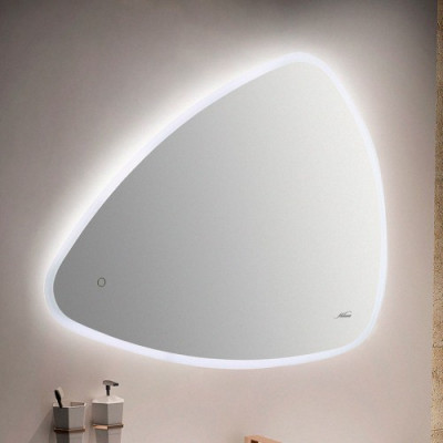 Зеркало в ванную с LED-подсветкой MELANA-8570 MLN-LED055 фигурное 850х700