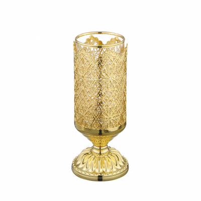MIGLIORE Luxor 26163 стакан настольный стекло, декор золото, золото