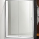 Душевая дверь Aquatek 100 AQ ARI RA 10020CH пр-ль хром стекло прозрачное  (AQ ARI RA 10020CH)