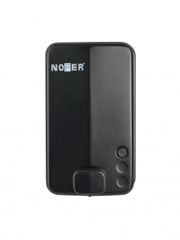 Дозатор для жидкого мыла (черный) NOFER Inox Evo 03050.N
