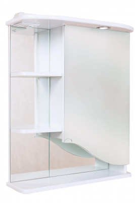 Зеркальный шкафчик Onika Виола 60 белый, правый, с подсветкой (206004)