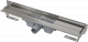 Водоотводящий желоб с порогами для перфорированной решетки и регулируемым воротником к стене AlcaPlast APZ4S-650  (APZ4S-650)